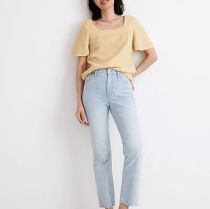 MADEWELL Slim Demi-Boot Jeans in Bellmeade Wash Womens Size 27